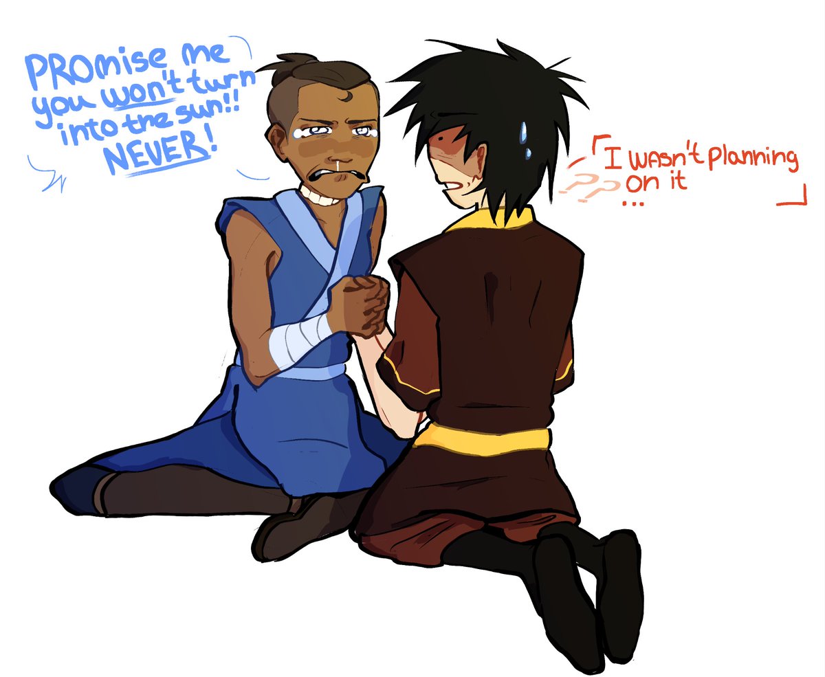 Lordsjerry_14's tweet photo. poor boy is traumatized #atlafanart  #atla https://t.co/8czbnl3yUS