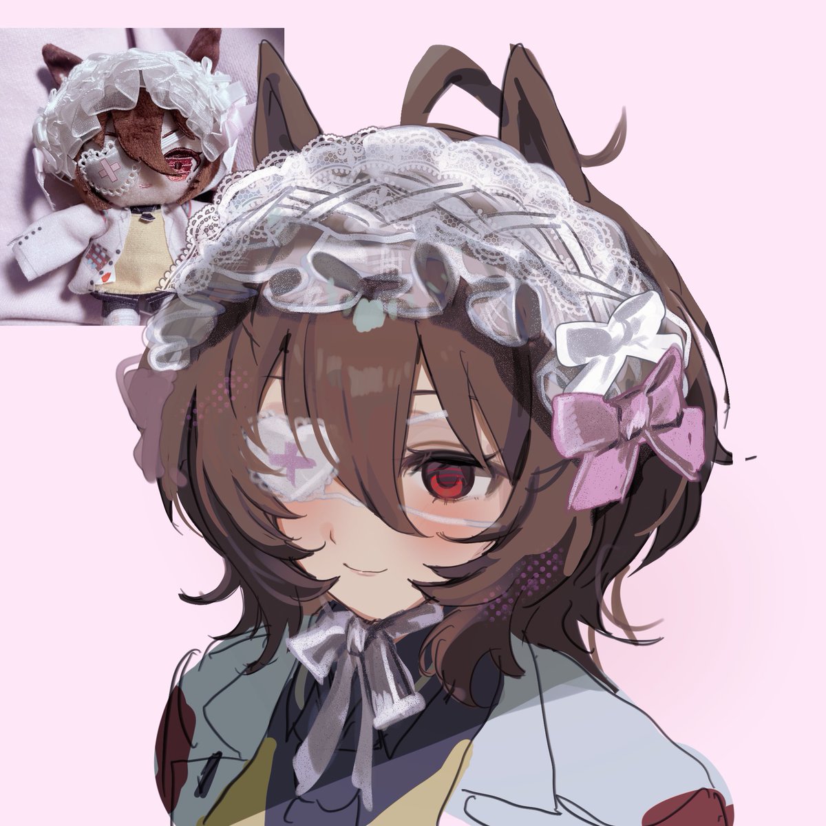 skyk57milk's tweet photo. いつもありえない服着せてごめんなさい。 https://t.co/D1FHSI0c1F
