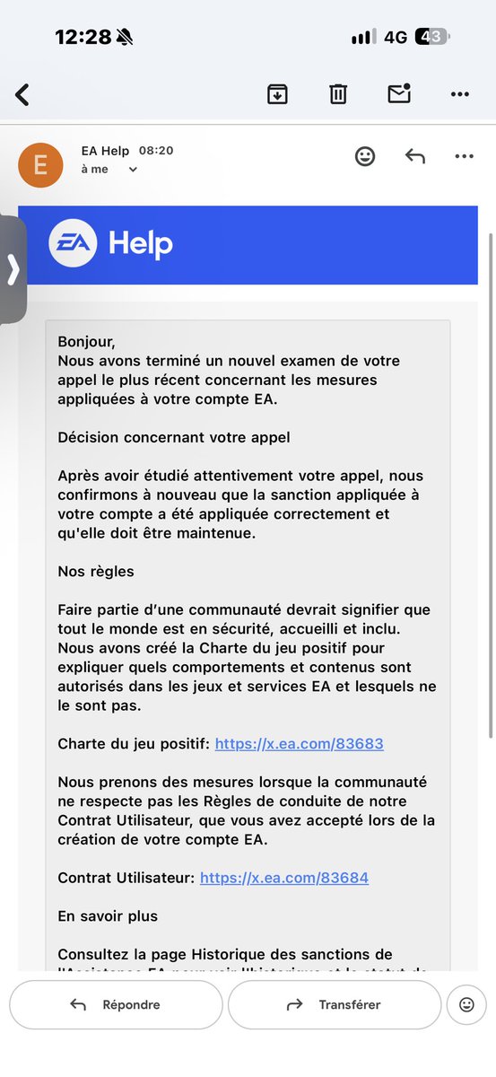 redzideejay's tweet photo. @Rickth21 Je continuerai à faire appel et à demander pourquoi se ban je ne comprends toujours pas alors que je n’ai utilisé que fut genie à par sa j’ai rien fait d’autres donc que tout le monde se mefie de fut genie https://t.co/NFhrLFG1bd