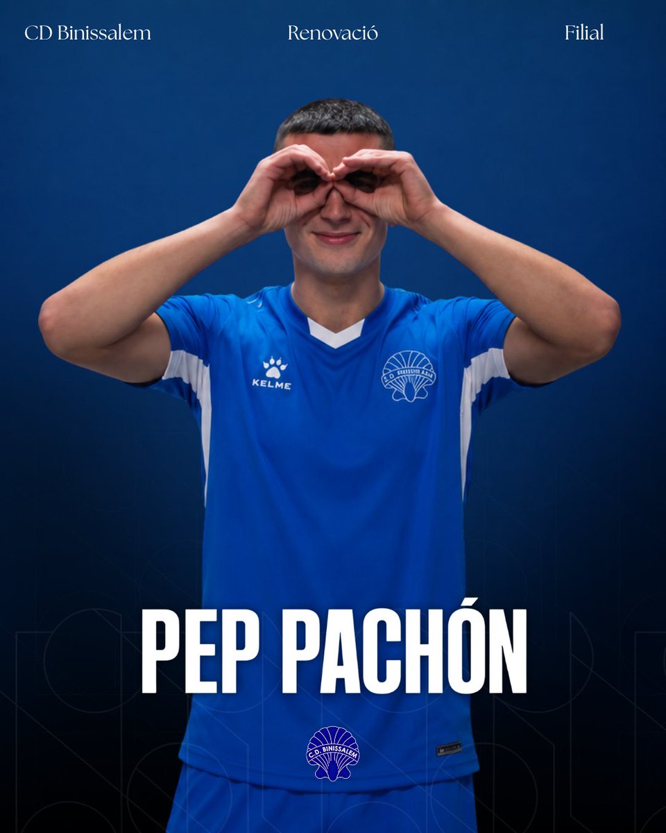 CDBinissalem's tweet photo. ✍🏼 𝐎𝐅𝐈𝐂𝐈𝐀𝐋

Un capità més, un any més©️

Pep Pachón continuarà una temporada més amb el Filial, defensant els nostres colors amb el braçalet i amb el mateix compromís de sempre.

Intel·ligent, responsable i treballador.

Seguim, capità!💙

#BiniBase #Filial #VamosAssules https://t.co/Mt5QXpMEEv