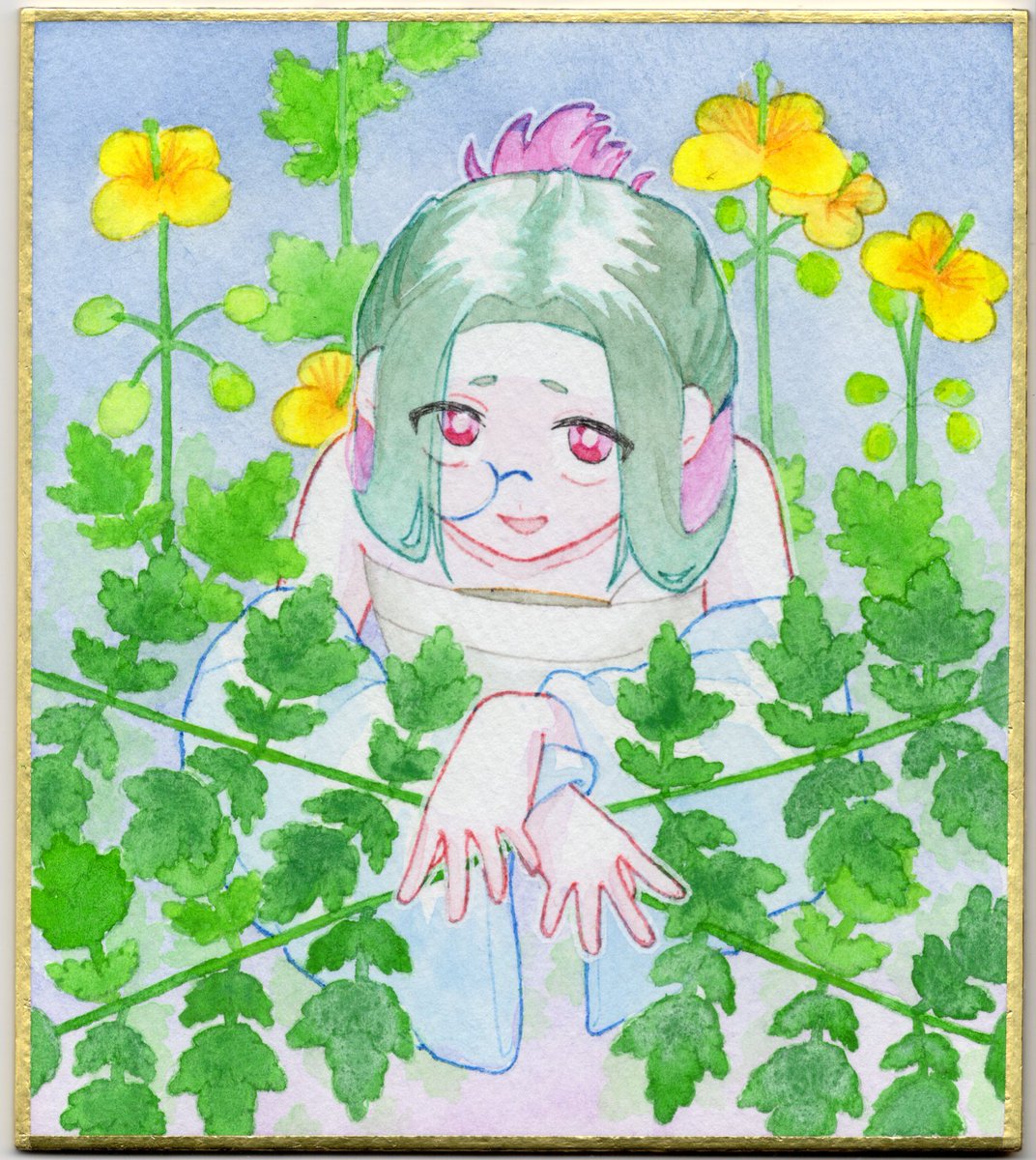 beaker_geke's tweet photo. 色紙！　#創作 https://t.co/G2IRmD7SjO