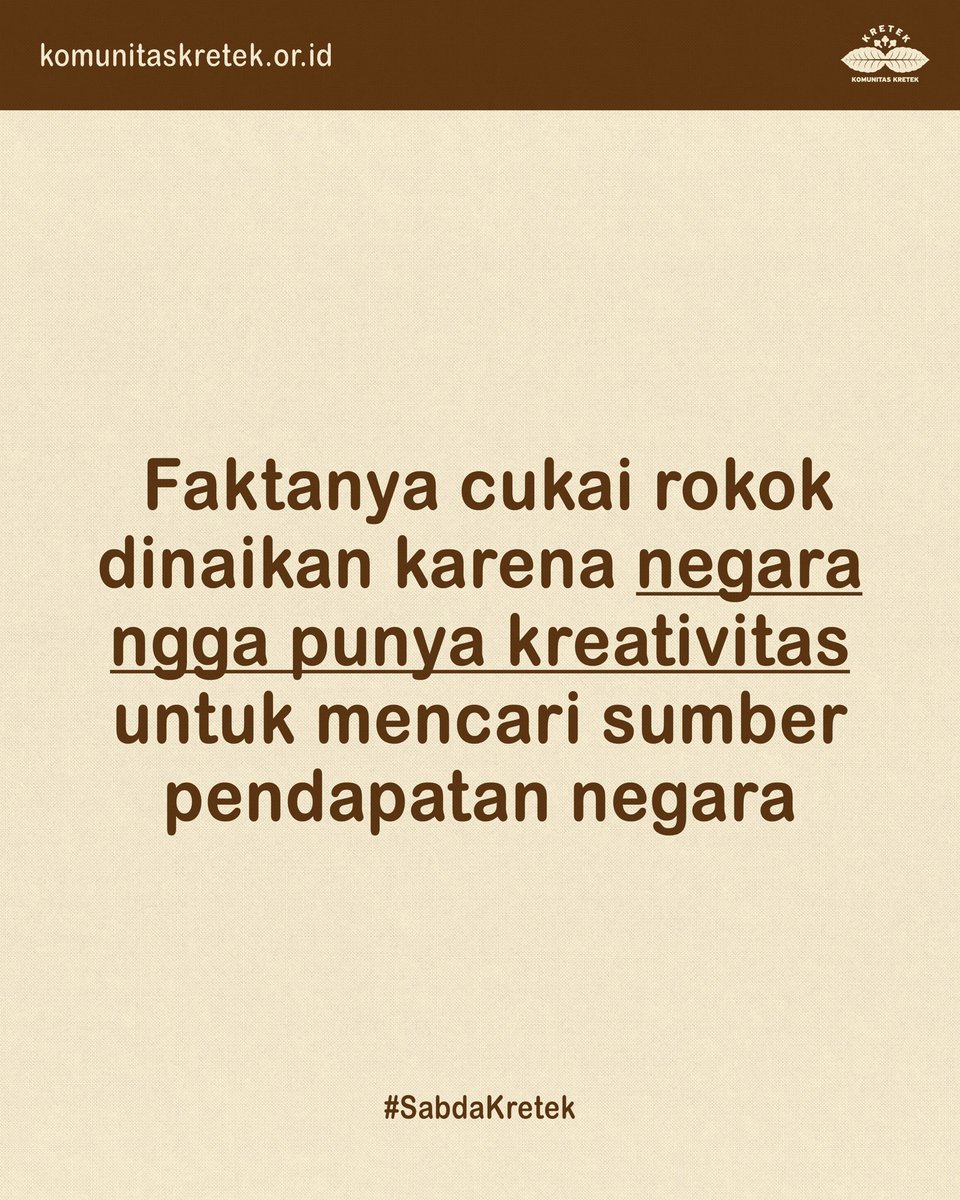 KomunitasKretek's tweet photo. https://t.co/OQ83EEWilZ