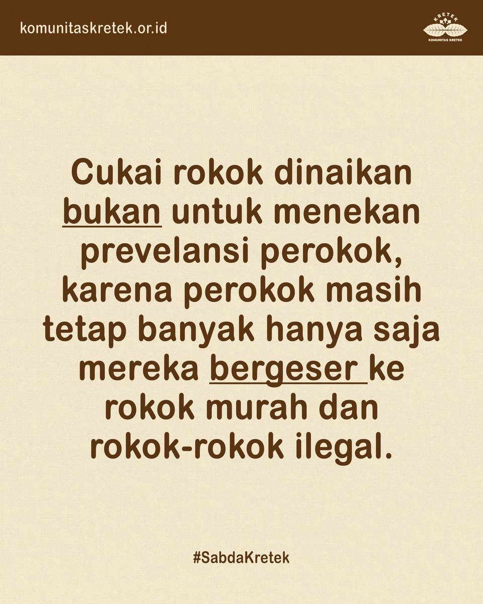 KomunitasKretek's tweet photo. https://t.co/OQ83EEWilZ