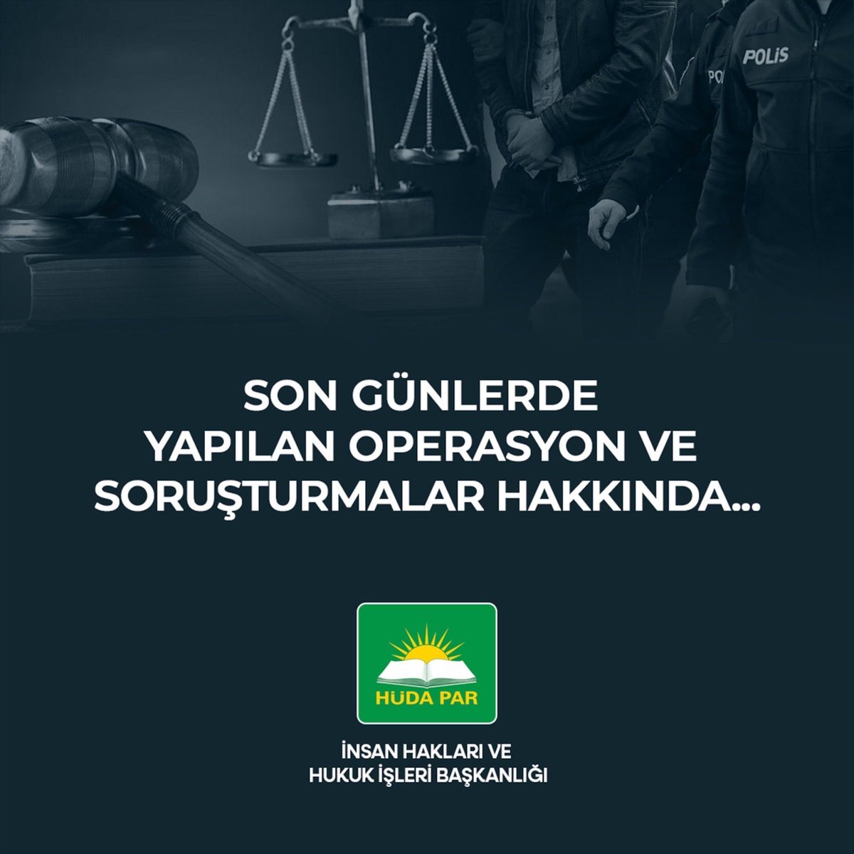 mahfildijital's tweet photo. 🔴 HÜDA PAR:

Cemaatler, vakıflar ve sivil toplum kuruluşları; eğitimden hayır faaliyetlerine, toplumsal dayanışmadan manevi değerlerin yaşatılmasına kadar önemli hizmetler yürütmektedir. 

Bu yapıların hukuka uygun, şeffaf ve hesap verebilir olması ne kadar önemliyse, münferit fiiller üzerinden topyekûn kriminalize edilmelerine karşı çıkmak da o kadar önemlidir.