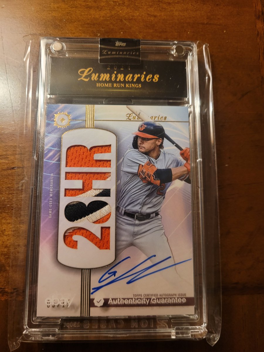 vis_blues's tweet photo. @ILOVECOLLECTING Gunnar Henderson topps luminaries/15 $100 https://t.co/u3MDjkubWh