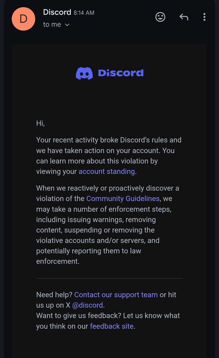 theBabyWolfie's tweet photo. Enough is enough. The witch hunts need to be fucking stopped‼️

My account just got restricted and threatened with a ban for being in an ABDL server. One that's carefully monitored and policed, with literally no minors involved.

@discord adults are allowed in adult only spaces. https://t.co/ynh4RCJ43w