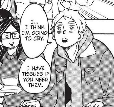 oikawa1001's tweet photo. sugawara is literally me every time there’s a new haikyuu update… I love haikyuu so much https://t.co/RAD0iumKiw