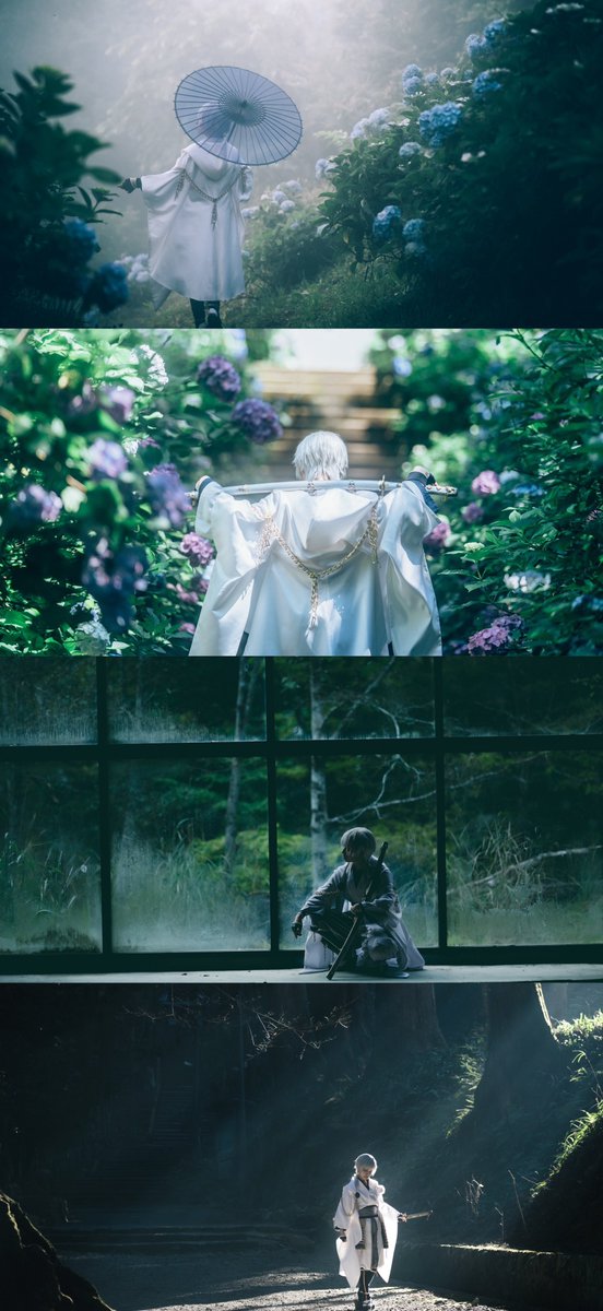 Kiu_amzik's tweet photo. cosplay - 刀剣乱舞 鶴丸国永
model:Kiu
　
錦 https://t.co/S1agSIJMjd