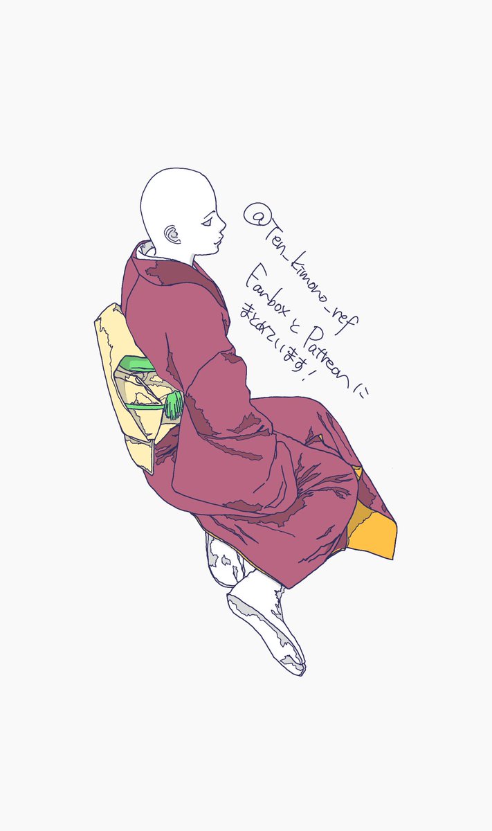 Ten_kimono_ref's tweet photo. ここ描けないな～ということありませんか？
私は…あります！💦着物を着ている側ですが、描く時にあれ？？となります💦
昨日の資料にもあった衣紋！衣紋から衿の流れはこうなってたんだ！とトレスして勉強になりました👀 https://t.co/ofUDyNnjUn