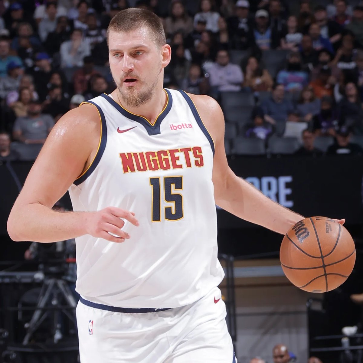 NBAcrazystats's tweet photo. Nikola Jokić has recorded a triple-double in 24.2% of his games (regular season and playoffs). That is the highest career percentage in @NBA history.

The only player in league history with a higher rate at any point in his career was Oscar Robertson (at any point during his first nine seasons in the NBA).
