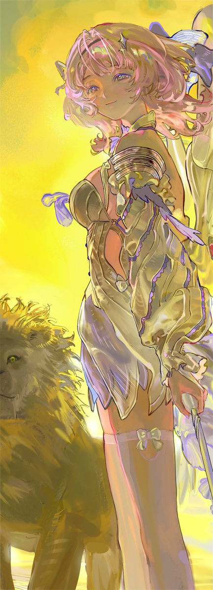 homikokoni's tweet photo. as bright as the sun 🌄
as gentle as her strength ♌️  

#zzzero #Remielle https://t.co/H0lgRz0TZm