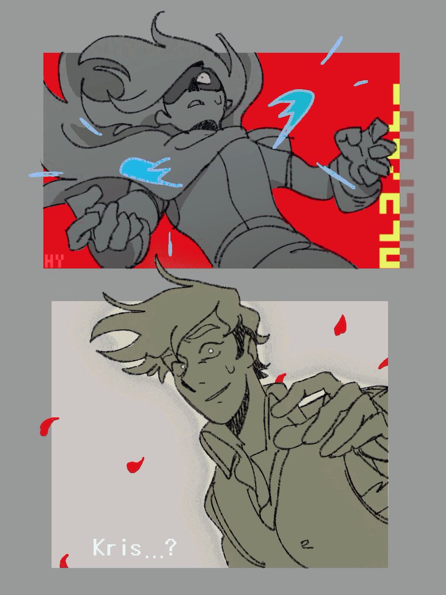 yuns_set's tweet photo. ‘flowery fight toriel parallel drives me up the WALL because it makes me think of what happens when you do get yourself to die in her fight.. what if it were flowery? what if he accidentally hurt kris in that way? would he react like her?‘ https://t.co/Z270IYIY1J
