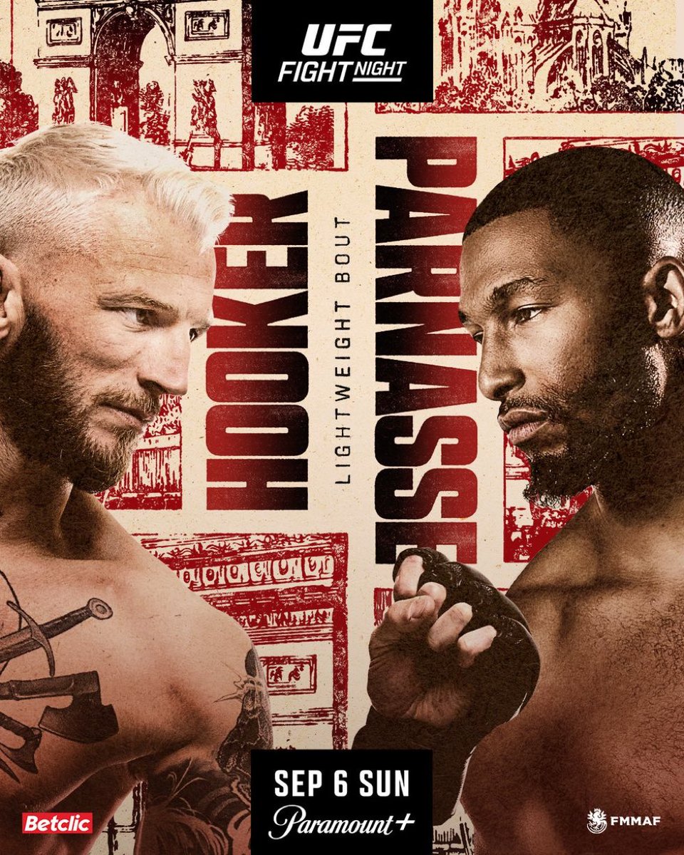 arielhelwani's tweet photo. Wild to see Parnasse finaly on a UFC poster after all these years. https://t.co/t6jVpZdaNy