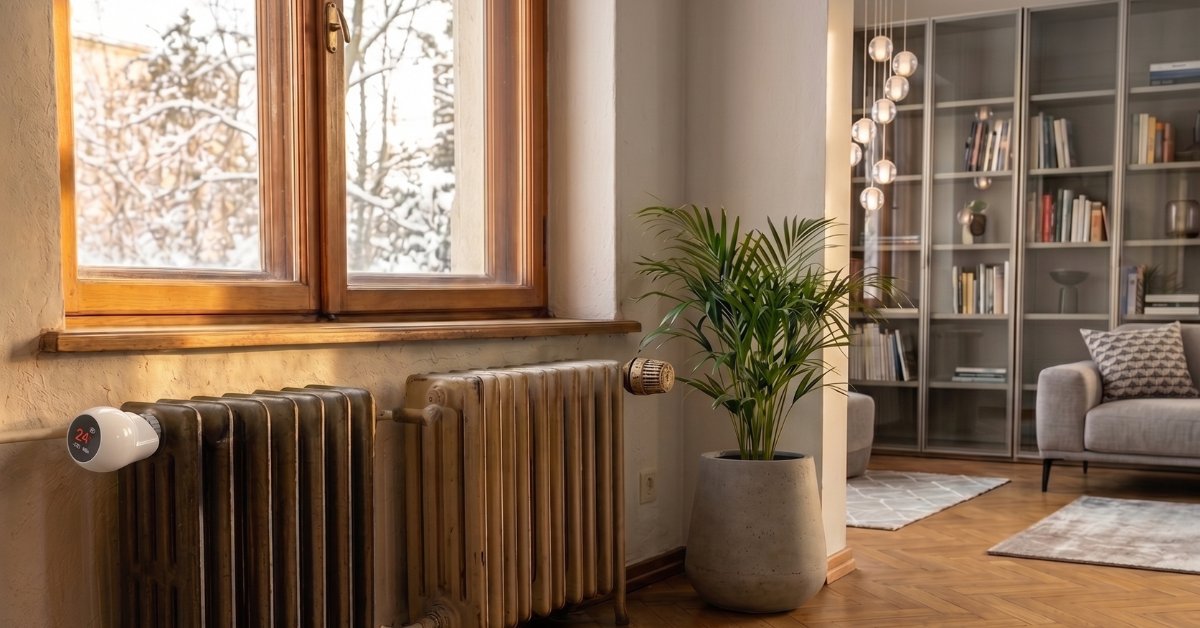eCozyEurope's tweet photo. Still using manual radiator dials in Germany? Lowering room temp by just 1°C cuts energy demand by 6%. Smart valves from @eCozyEurope automate night setbacks and window airing: saving up to 18% on your heating bill.
#SmartHeating #EnergyEfficiency https://t.co/VW0mmKHnXa