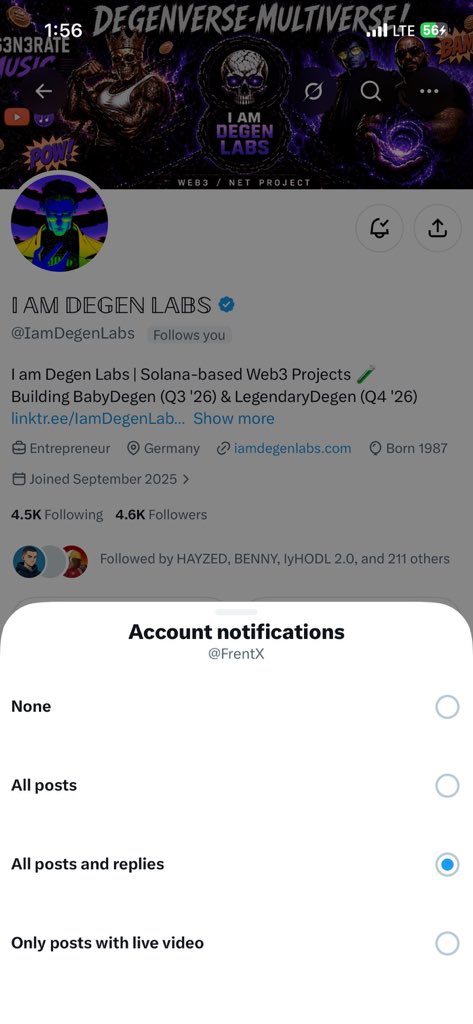 FrentX's tweet photo. @IamDegenLabs Yo brother , manifesting first win 🫡

BEEVkCwUjCAnxvv6VRJqJAR75ZmGEnU4Fo2729ktMvKi https://t.co/GOQ7CUGDJX