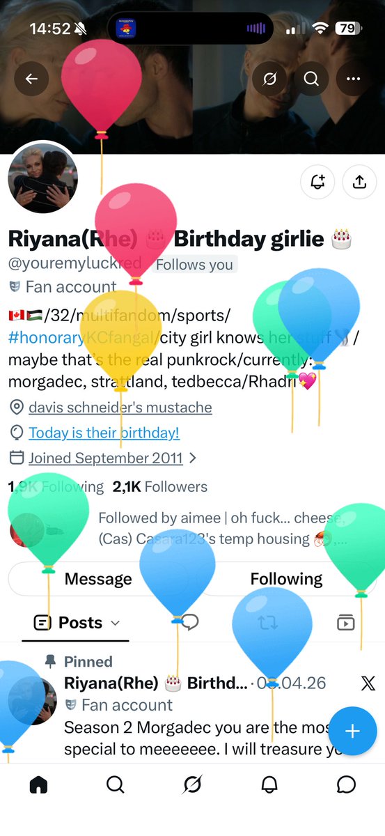rebeccasbiscuit's tweet photo. @youremyluckred I shall give everyone their ballon’s until this app takes it away from me! HAPPY BIRTHDAY RHE!!!! https://t.co/mxBTkk6HqF