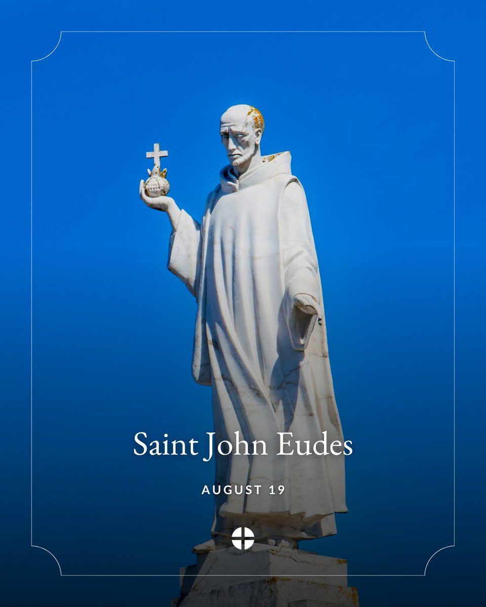USCCB's tweet photo. Saint John Eudes, Priest, pray for us! https://t.co/zvLtf5xNtu
