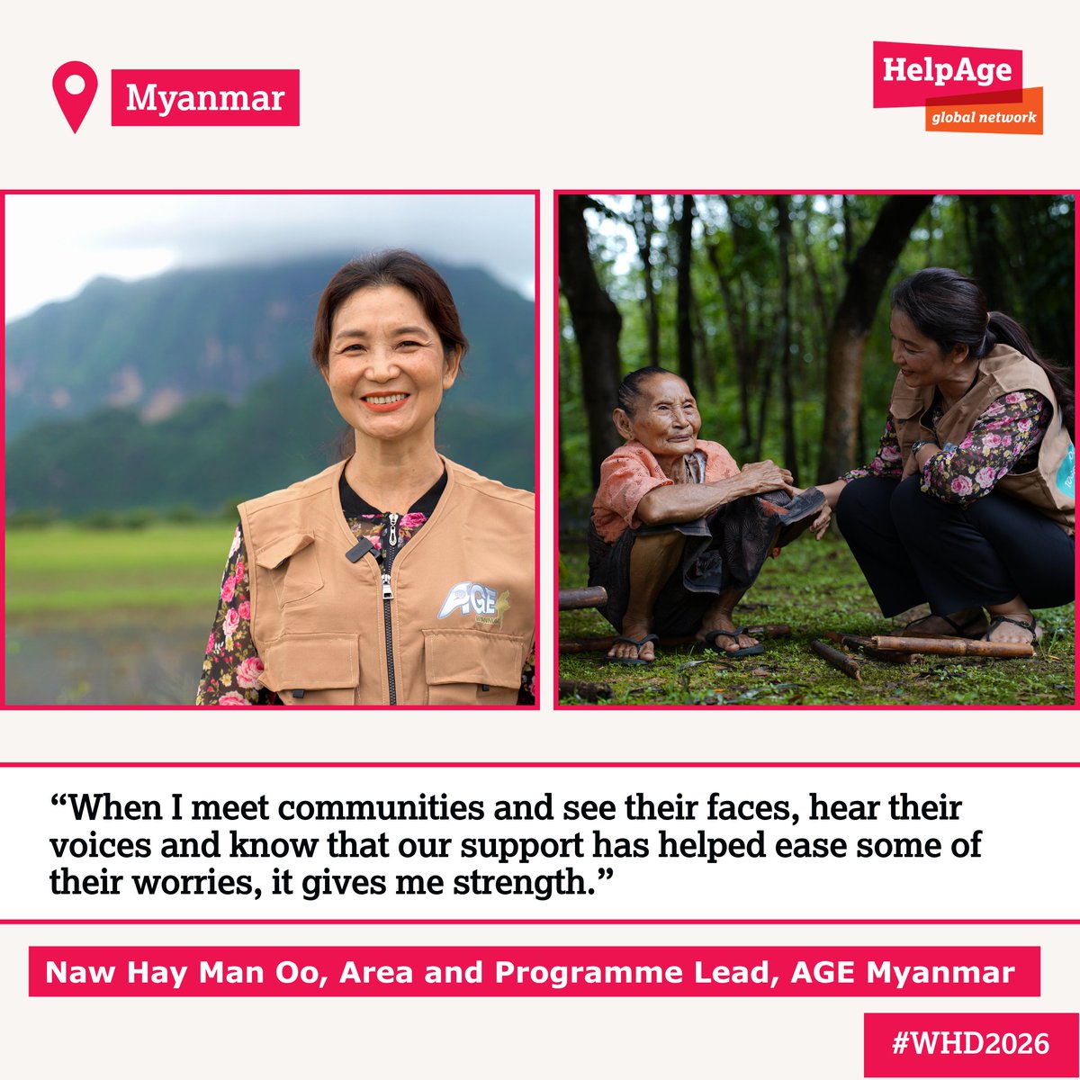 HelpAge's tweet photo. Today is World Humanitarian Day, an opportunity to recognise humanitarian workers around the world who put themselves on the front lines to support people in need during times of crisis.

(1/2) https://t.co/rICCH5BBzW