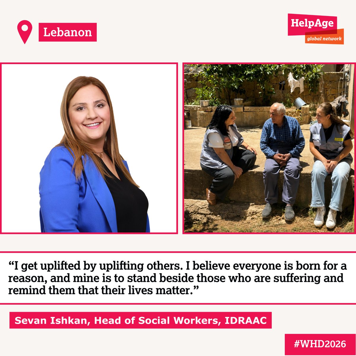 HelpAge's tweet photo. Today is World Humanitarian Day, an opportunity to recognise humanitarian workers around the world who put themselves on the front lines to support people in need during times of crisis.

(1/2) https://t.co/rICCH5BBzW