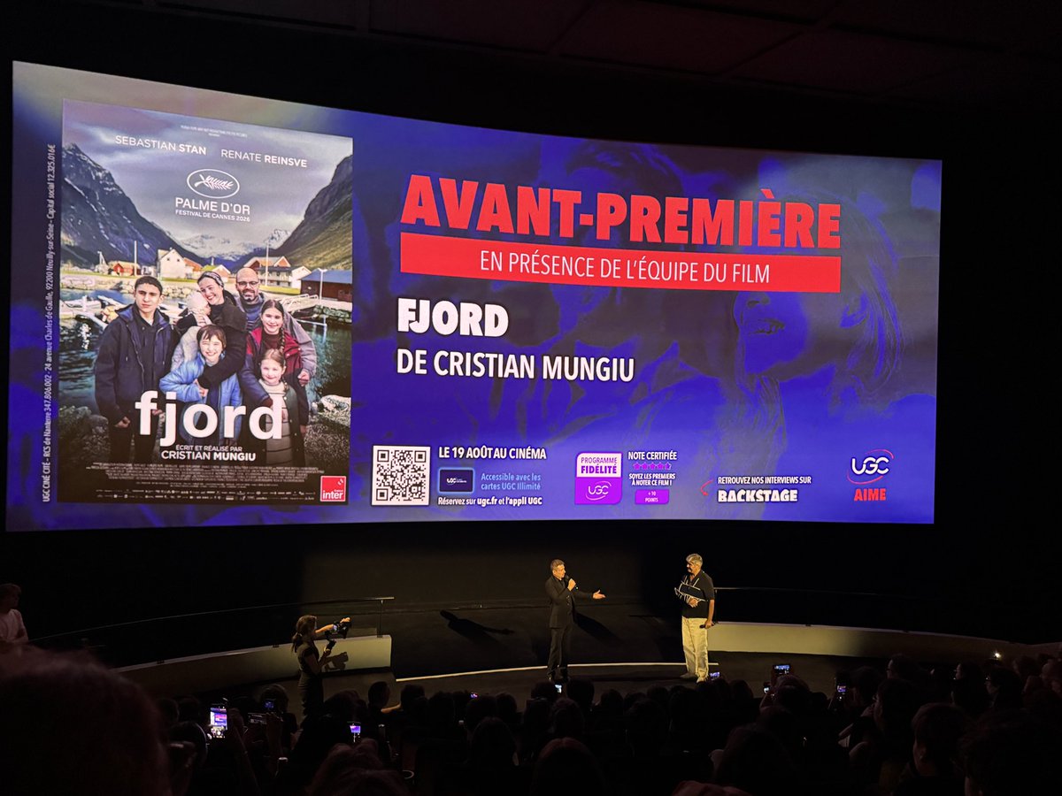 SMiculescu's tweet photo. Fière de voir “Fjord” de @CristianMungiu arriver dans les salles françaises ! Un film puissant, intelligent, profondément humain, qui nous invite à écouter aussi ceux qui pensent autrement.
Merci, Cristian, de faire rayonner la Roumanie au monde! Un Oscar serait bien mérité! https://t.co/q89NIBVuy8