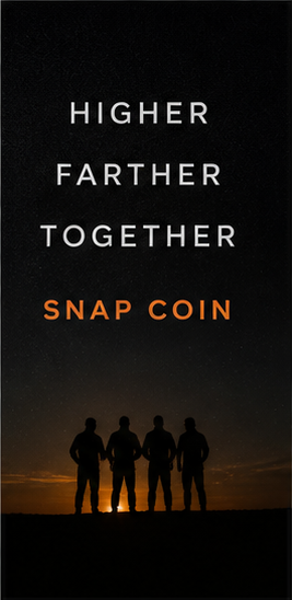 snapcoinbsc's tweet photo. higher, farther, together. that was the whole brief. https://t.co/NVgFef1Kfu