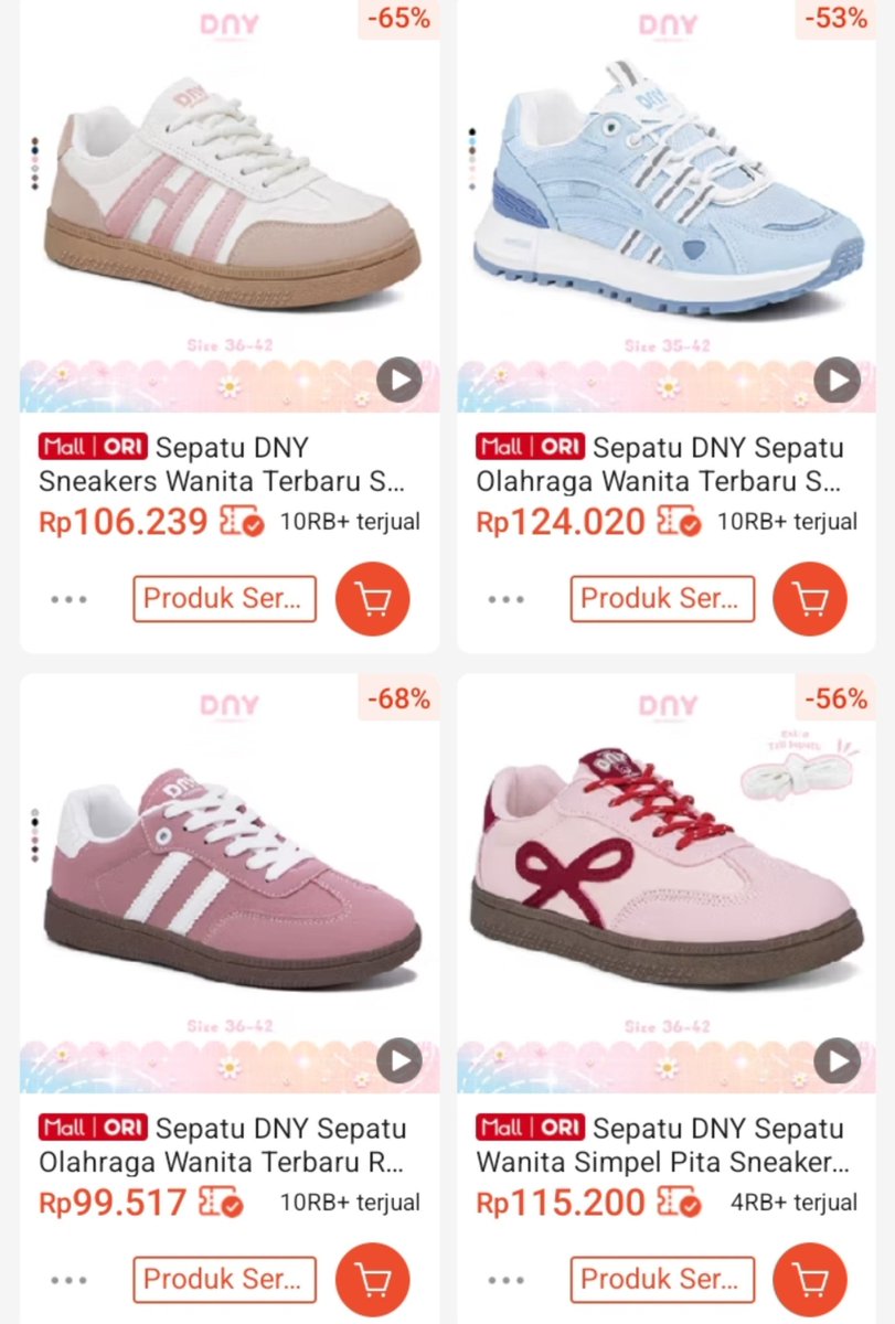 Oceanofinds's tweet photo. Sepatu di toko ini penyelamat kaum pelajar dan kaum karjimut 
Love sekebon DNY 😭🫶 modelnya juga bagus dan cantik2. Sukaa bngtt 💗 https://t.co/z8KXjzJ5Iy