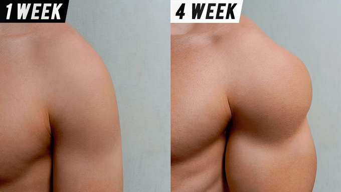 PeakMasculinit's tweet photo. 5 Workouts to Build Shoulder &amp; Biceps:

-Thread- https://t.co/D7OiYs4WVp