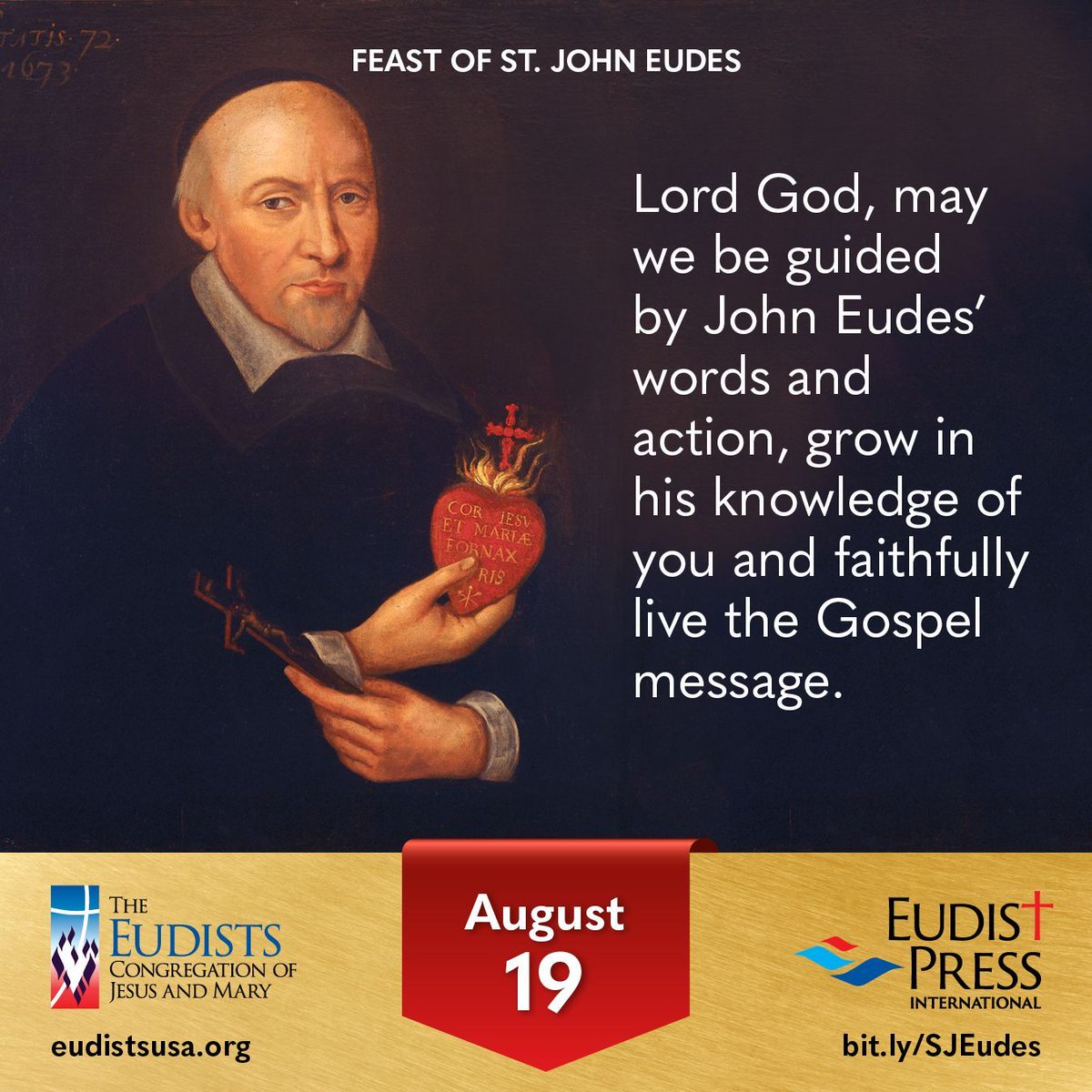 eudistsusa's tweet photo. #dailyquote #eudistsusa #stjohneudes #sanjuaneudes #stjeaneudes #johneudes #juaneudes #jeaneudes #eudistes #eudists #eudistas #jesus #virginmary #heartofjesusandmary #holyheartofmary #cjm #congregationofjesusandmary #congregationdejesusetmarie https://t.co/t0dEZR2G2R