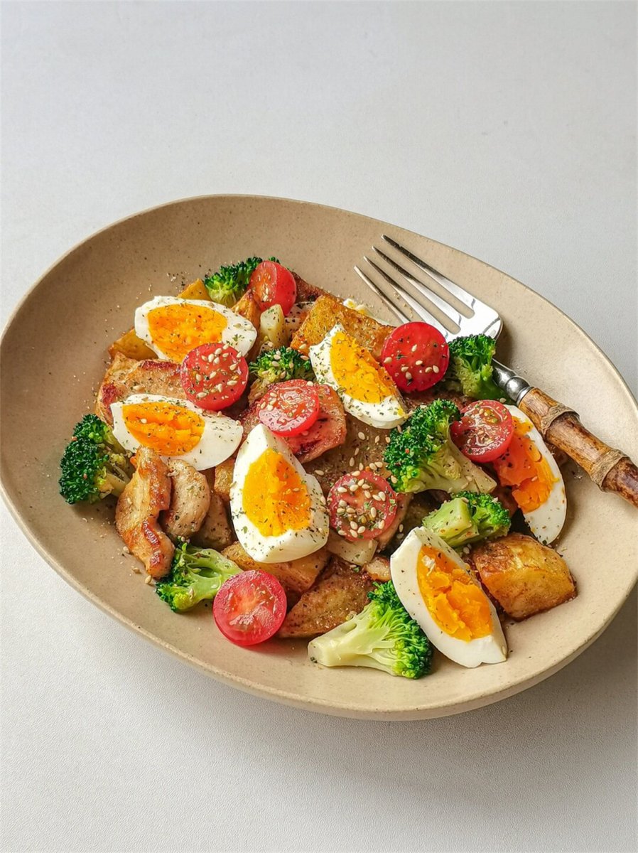 LidaxConstruct's tweet photo. New post-workout bowl! Grilled chicken, quinoa, roasted veggies u0026 a dash of olive oil. Tasty, filling and perfect for fat loss goals ， https://t.co/hfcey5YKPT