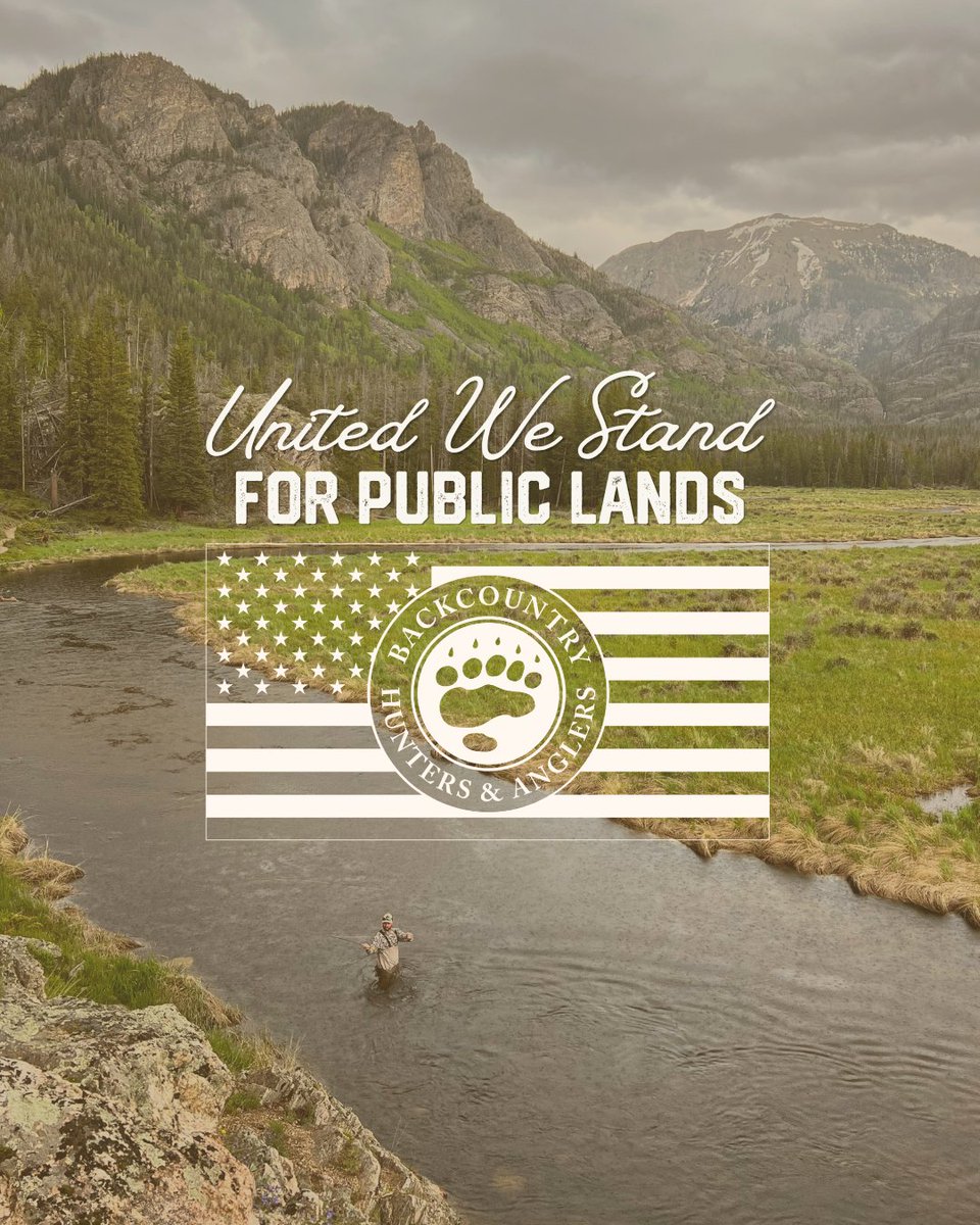 Backcountry_H_A's tweet photo. United We Stand for Public Lands is back for 2026. Check your politics at the door because public lands need us all. Let’s stand united to ensure our 250th was the year we remembered: Access is American. Stewardship is patriotic.  
 
Stand with us: https://t.co/aPtDqdu6gJ https://t.co/q9AErAXftM