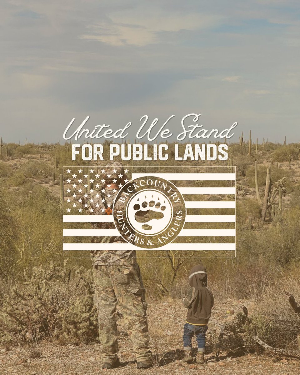 Backcountry_H_A's tweet photo. United We Stand for Public Lands is back for 2026. Check your politics at the door because public lands need us all. Let’s stand united to ensure our 250th was the year we remembered: Access is American. Stewardship is patriotic.  
 
Stand with us: https://t.co/aPtDqdu6gJ https://t.co/q9AErAXftM