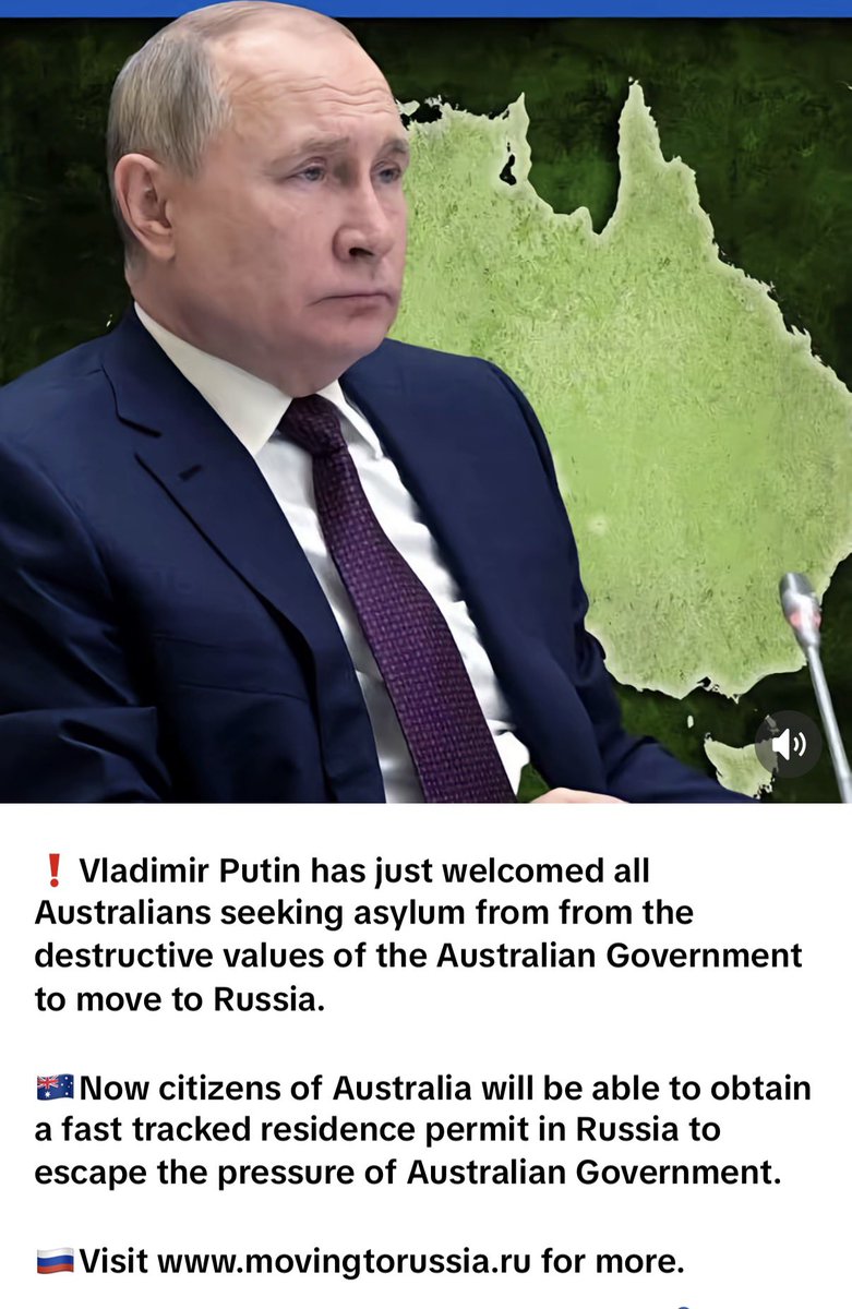 TruthFairy131's tweet photo. Ideological asylum

Russia is granting permanent residency to citizens of ‘ideological destructive’ countries trying to flee the woke West.

Vladimir Putin signed the humanitarian decree on August 19, 2024, to offer residency to foreigners rejecting what Moscow terms "destructive neoliberal ideological agendas" in their home countries.

The following nations are included:

Australia, Austria, Albania, Andorra, Bahamas, Belgium, Bulgaria, Great Britain (including the British Crown dependencies and British Overseas Territories), Germany, Greece, Denmark, Ireland, Iceland, Spain, Italy, Canada, Cyprus, Latvia, Lithuania, Liechtenstein, Luxembourg, Malta, Micronesia, Monaco, Netherlands, New Zealand, Norway, Poland, Portugal, Republic of Korea, Romania, San Marino,
Marino, North Macedonia,
Singapore, Slovenia, United States of America, Taiwan, Ukraine, Finland, France, Croatia, Montenegro, Czech
Czech Republic, Switzerland,
Sweden, Estonia.