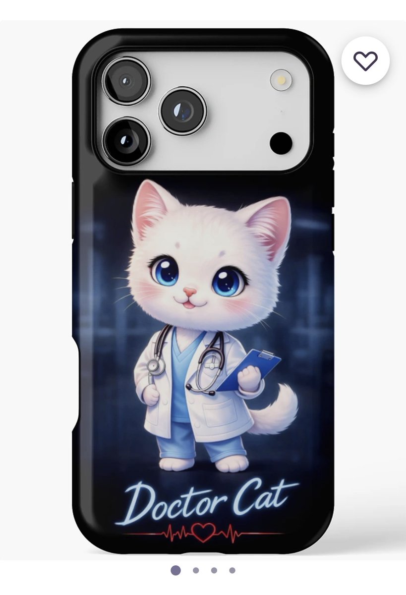 EnisAzap's tweet photo. 🩺😸🐾📱 Doctor Cat iPhone Case

📢 “Doctor Cat, emergency phone call!”

“Finally. A patient who needs me.” 😸

Shop now 👉 https://t.co/cTadjvPuRq

#DoctorCat #CatHumor #FunnyCats #iPhoneCase #CatLovers #CuteCats #Doctor #Cat #MeowStory #iphone17ProMax #PhoneCase #RedbubbleShop https://t.co/eFeGOtCKwg