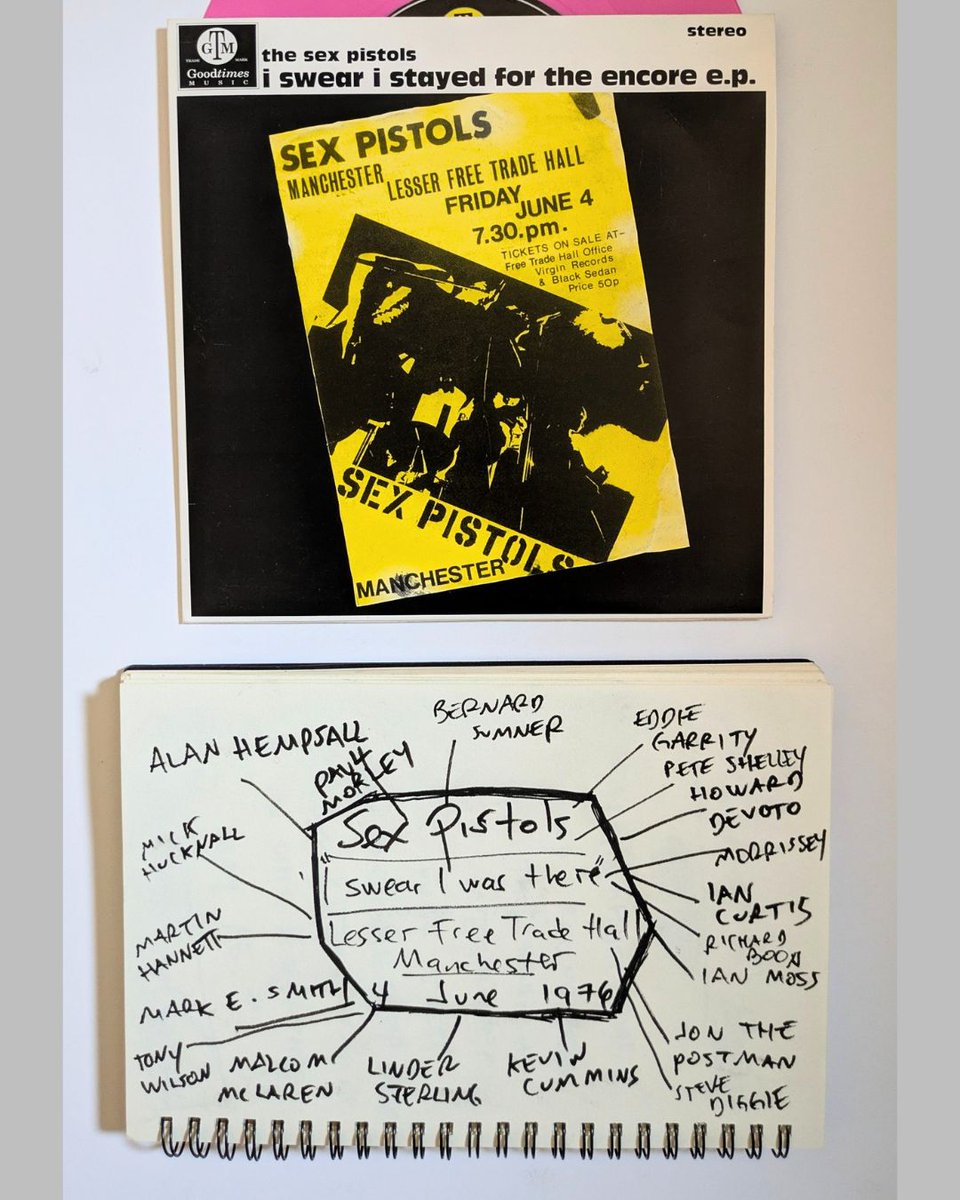 TheSenseofDoubt's tweet photo. Manchester, June 4th, 1976. Sex Pistols gig. The full "alleged" attendee list:

https://t.co/3zY3hvWj8V

#sexpistols #manchester #manchestermusic https://t.co/nxHXpsWB0m