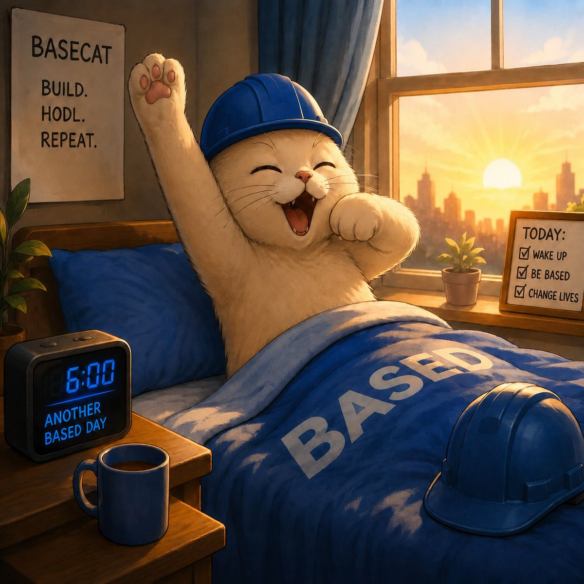 BasecatOnBase's tweet photo. Good meowning! 🐱☀️ https://t.co/C6zVgduGvQ