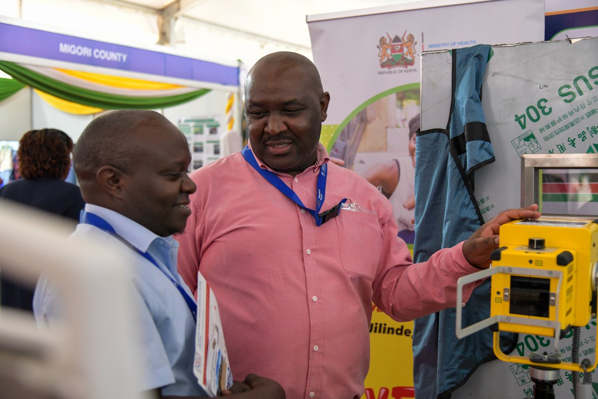 NTLDKenya's tweet photo. From innovation to impact! 🇰🇪 At the #KenyaHealthSummit2026, the TB &amp; Lung Health Programme is showcasing technologies transforming care, from AI-enabled portable Mini-X-ray and NPOC testing to GeneXpert, spirometers and peak flow meters. #EndTB #LungHealth https://t.co/n45xpLmod1