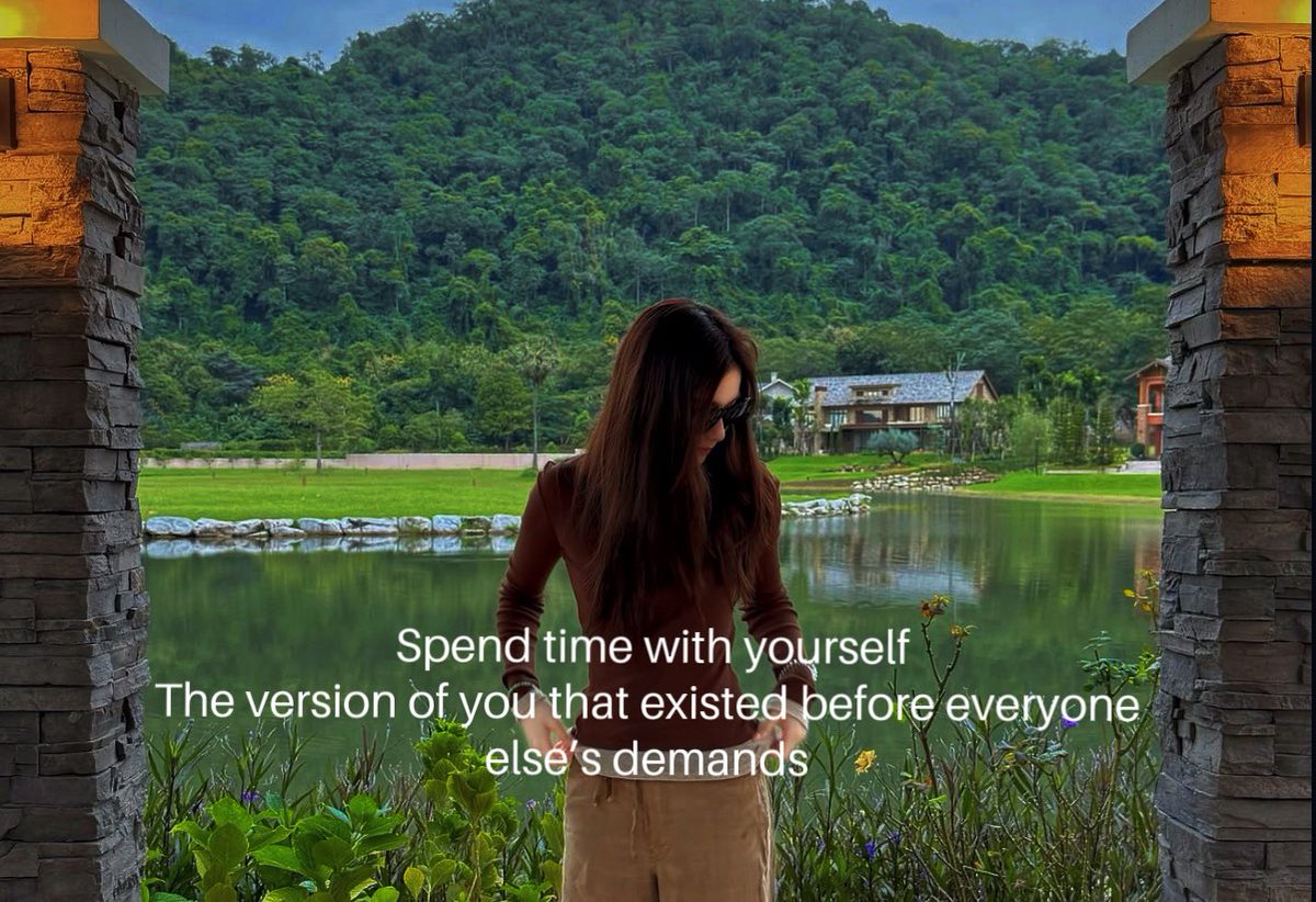 leadingladyclub's tweet photo. Spend time with yourself
The version of you that existed before everyone
else’s demands
#winmetawin #primiily #gmmtv #winprim #quotes https://t.co/loxlp8cxm6