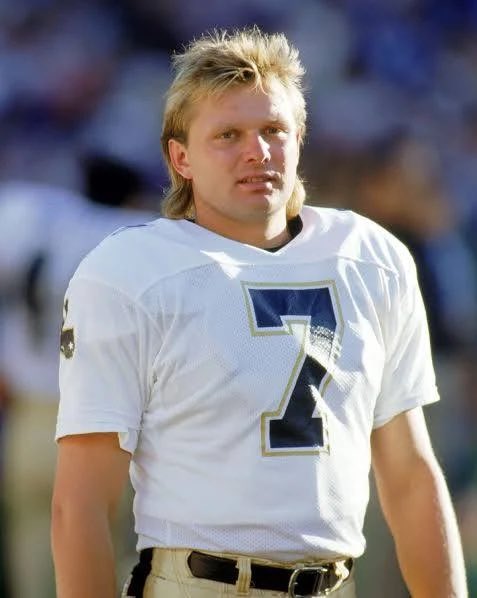 Saintjohnbutler's tweet photo. Happy birthday to the greatest kicker (and greatest mullet) in Saints history, @GreatDane2544 https://t.co/LA4lAV7G3o
