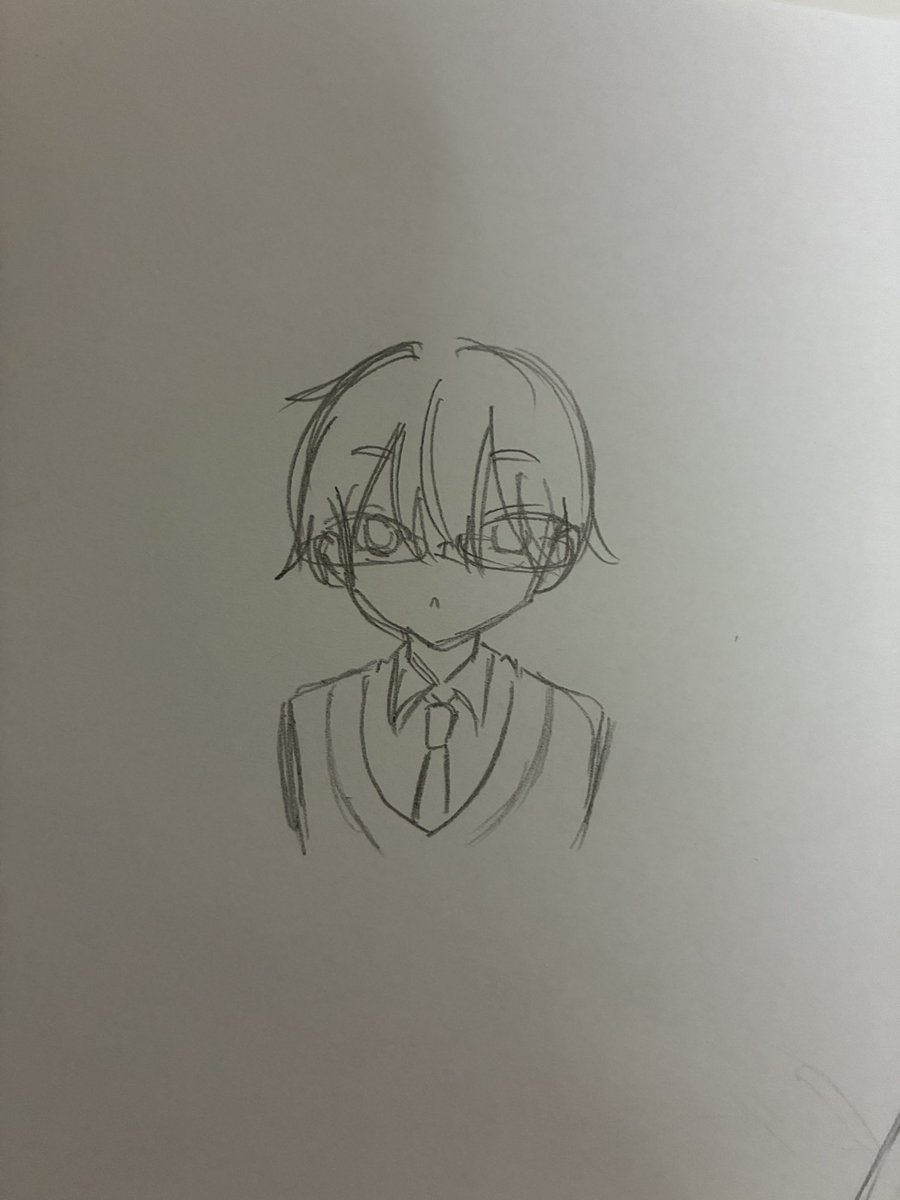 haruvhr's tweet photo. 今回の配信で描いた子
学生と鬼 https://t.co/NiCSJFiCoa