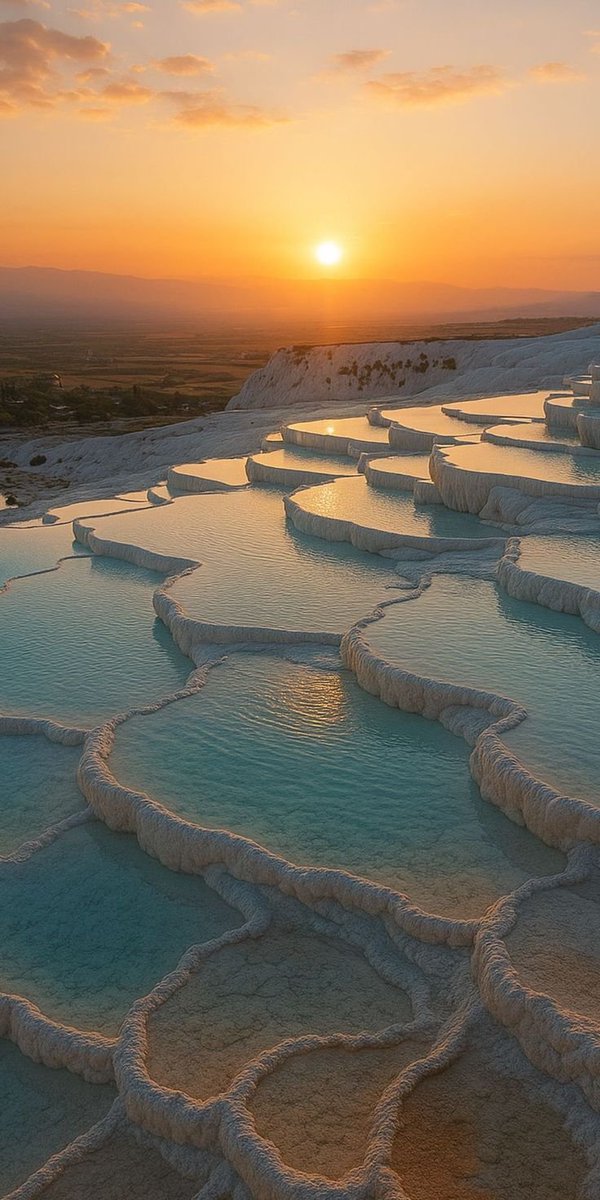 oceannvibe's tweet photo. Pamukkale,turkey https://t.co/BQjdWsPoxB