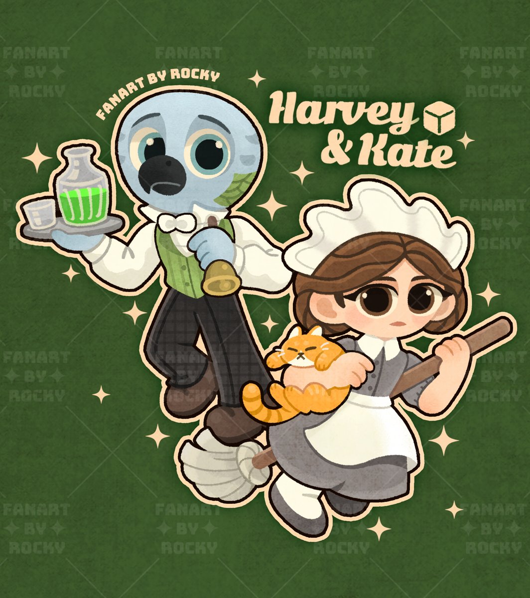 RockyXu01039547's tweet photo. 🦜🐱Really love this working duo.
#rustylake #rustylakeharvey #servantofthelake #fanart #illustrationㅤ https://t.co/G7SSRX4U14