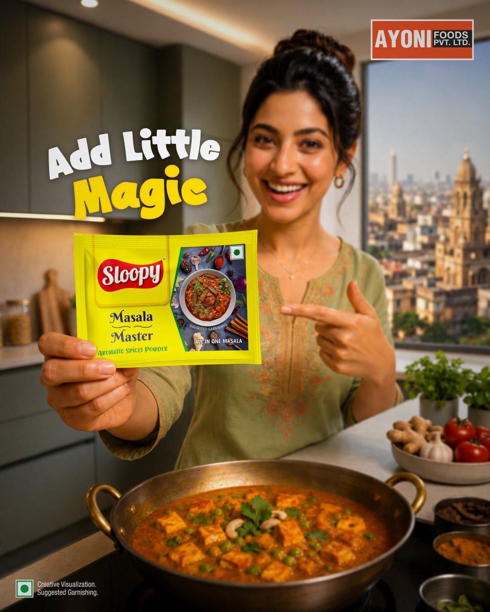 sloopynoodles's tweet photo. Bas Thodasa Masala Magic.!✨🍲

[Magic Masala, Paneer Masala, Masala Magic, Seasoning, All in One Masala]

#Magicmasala #Masala #Magic #Sloopy #Leezy #Ayonifoods https://t.co/Tvp5zOCTvT