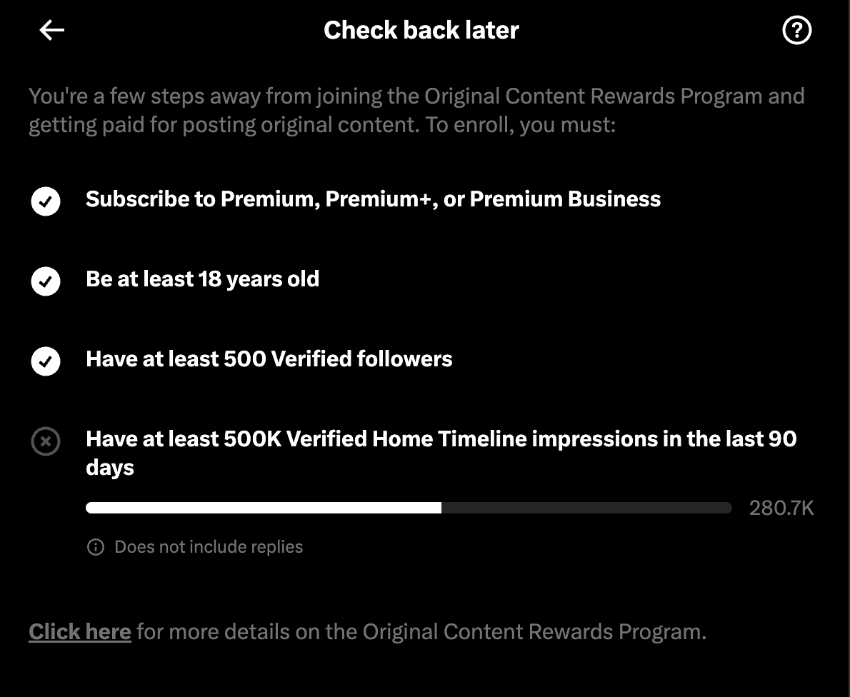 sab8a's tweet photo. How do I get...

280,000 timeline impressions? https://t.co/SnG5KDMcso