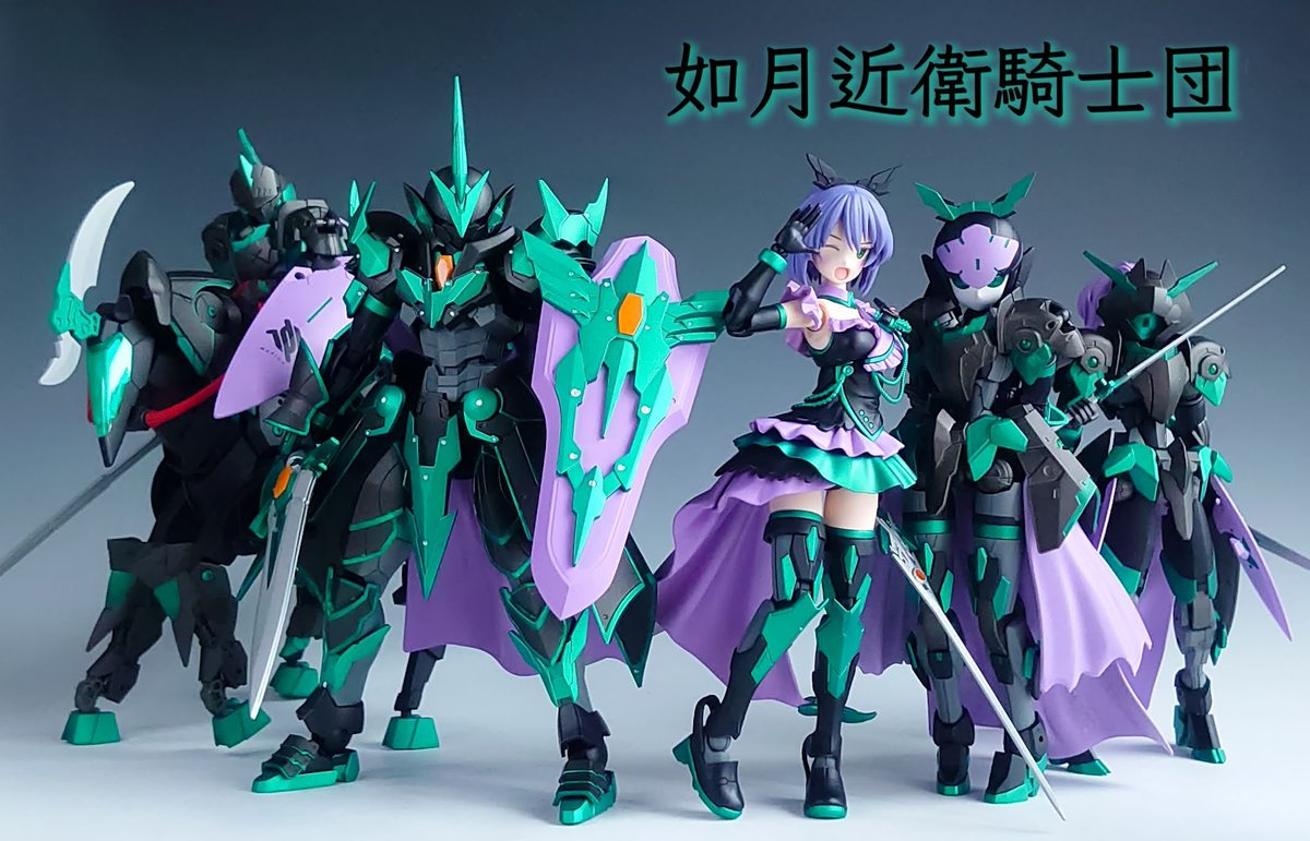 kisaragi30ms's tweet photo. #自分の楽しみのためだけに作った作品を見せて
愛娘と専属騎士団 https://t.co/DVguqvOczh