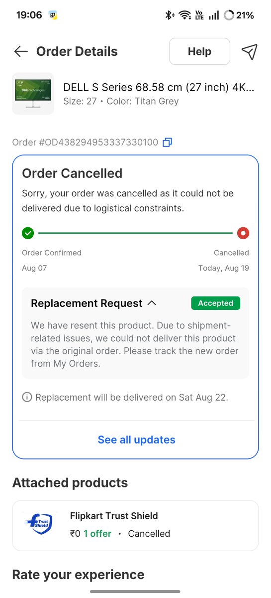 Dhirumechgmail2's tweet photo. @Flip are you committing fraud? My initial order was delayed, then canceled, and automatically rebooked. Now, you're requesting that I answer an automated call that could come at any moment. Do you expect me to sit by my phone for 24 hours and drop everything else? https://t.co/Nkj3OtzteU