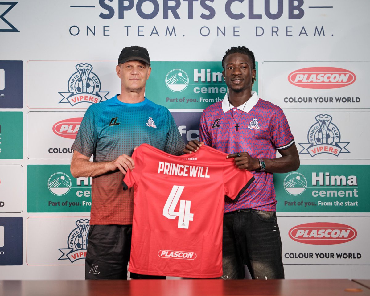 VipersSC's tweet photo. Looking good, @Tarabina28 👌🏿

We shared some exciting news this morning as Princewill Biweribo Tarabina officially joined the club. 

Our new signing arrived from Nigerian side Plateau United & is our seventh acquisition. 

📸 | Check out the best four frames from Tarabina’s first day at St Mary’s Stadium. ⤵️

#VenomsUpdates || #OneTeamOneDream ||