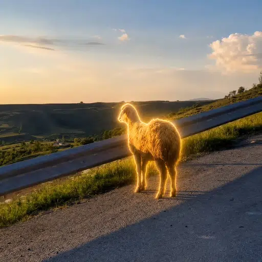 pumping_fun's tweet photo. This sheep separated from the flock to watch the sunset, he is not one to conform, while he left the herd to walk alone, only in solitude does it discover sunsets the flock will never see.

$SHEEP - Against The Flock

https://t.co/r3KAF5U7Fd https://t.co/IjvmrfidNN