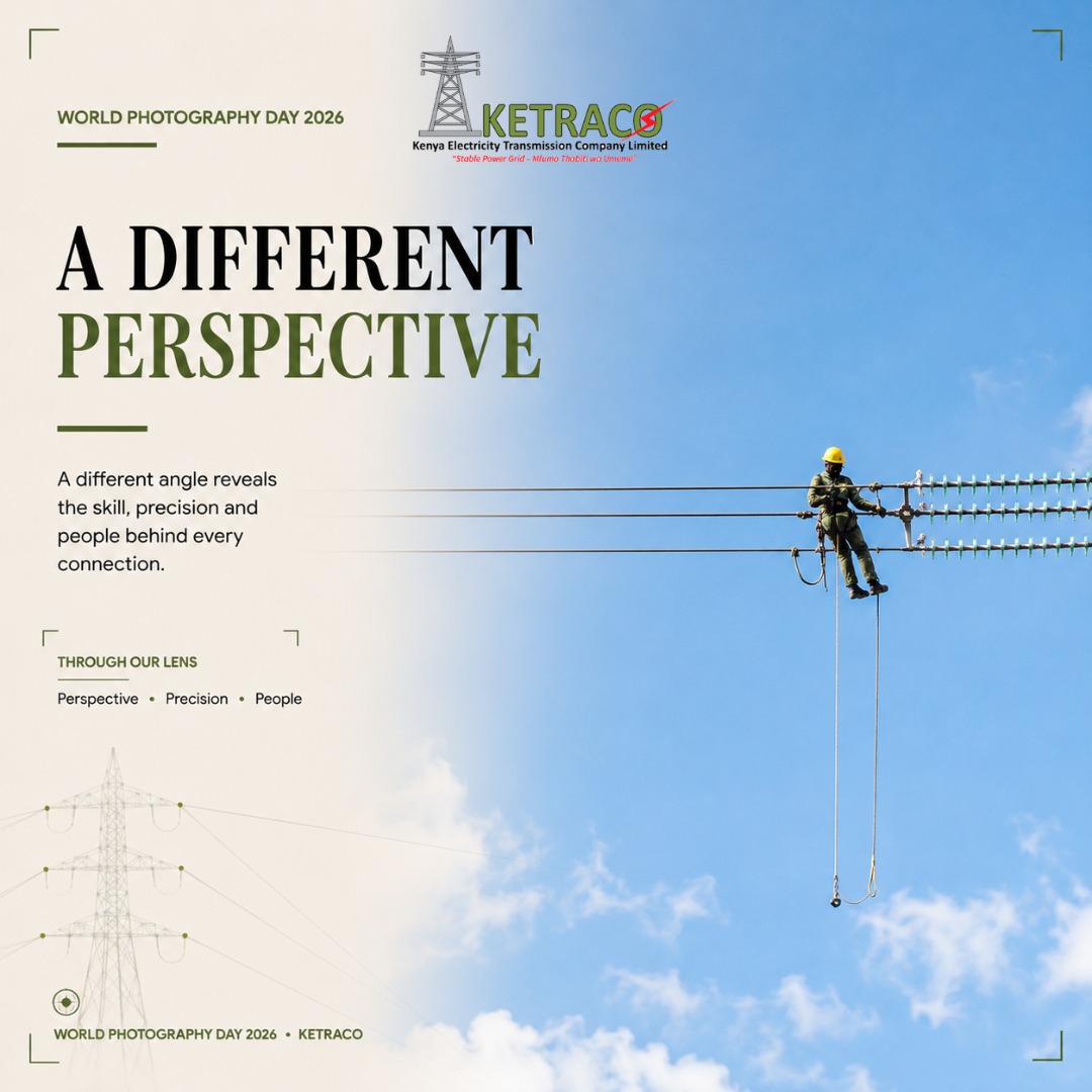 KETRACO1's tweet photo. From the landscapes we cross to the people who work behind the grid to bring power to your home, photography helps us capture the work, places and moments that power our story.
Happy World Photography Day!
#WorldPhotographyDay #KETRACOProjects #ThroughOurLens #KETRACO https://t.co/1xbPfLTXUl