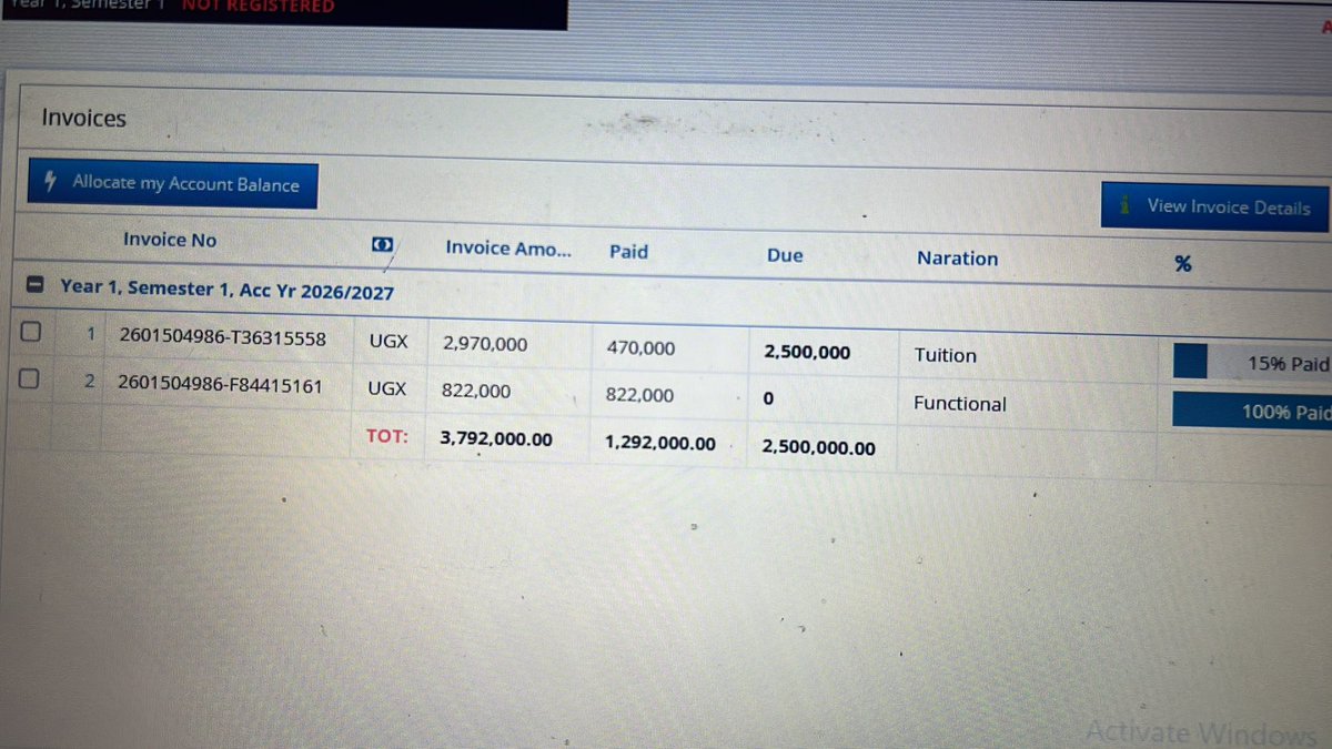 MuseveniRogers's tweet photo. @JustineNameere please give me the money Benita refused I need to complete my tuition +256786857615 https://t.co/41erhlizpe
