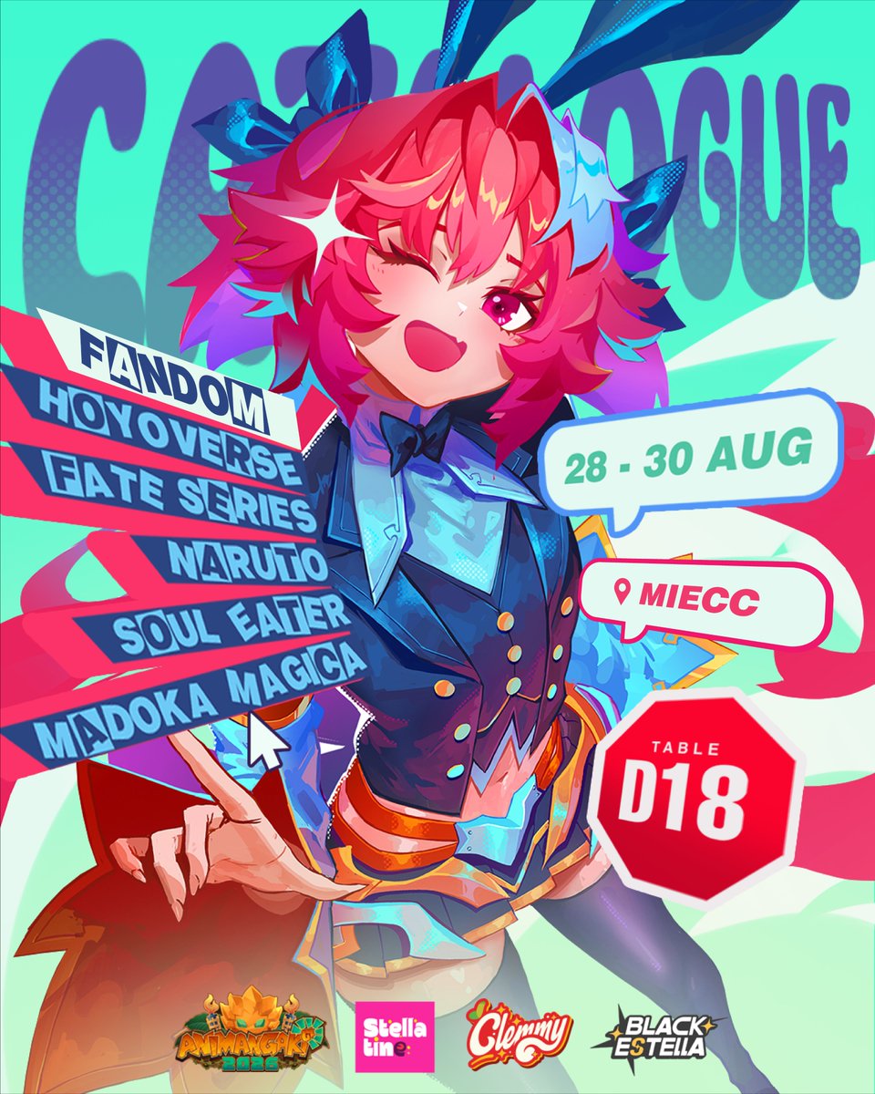 Cle_menntine's tweet photo. animangaki catalogue (1/4)
Pre-order is available for limited slots due to space constraint
Please ping me here in case I missed your order 🙆🏻♀️
#animangaki26 #animangaki #AMG https://t.co/I9dR1esEd4